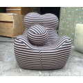 Modern Up5 Ball Lounge Cread Fabric Cushion Chair